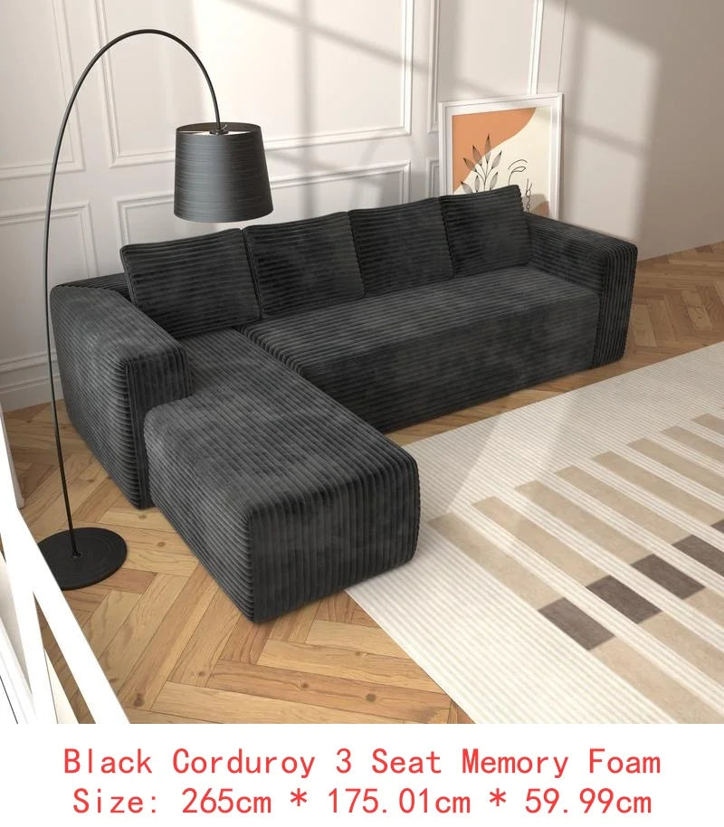 L-Shaped Cloud Sectional Sofa