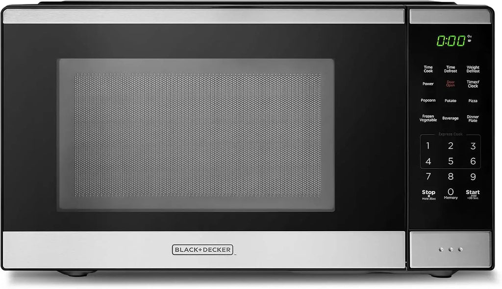 Microwave 0.9 CF - 6 Auto Menus, Child Lock, 900 W