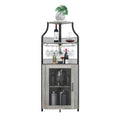 Corner Wine Rack W/Glass Holder