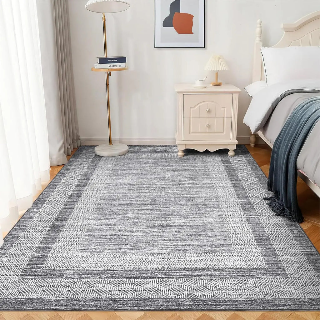 6x9 Washable Modern Abstract Soft