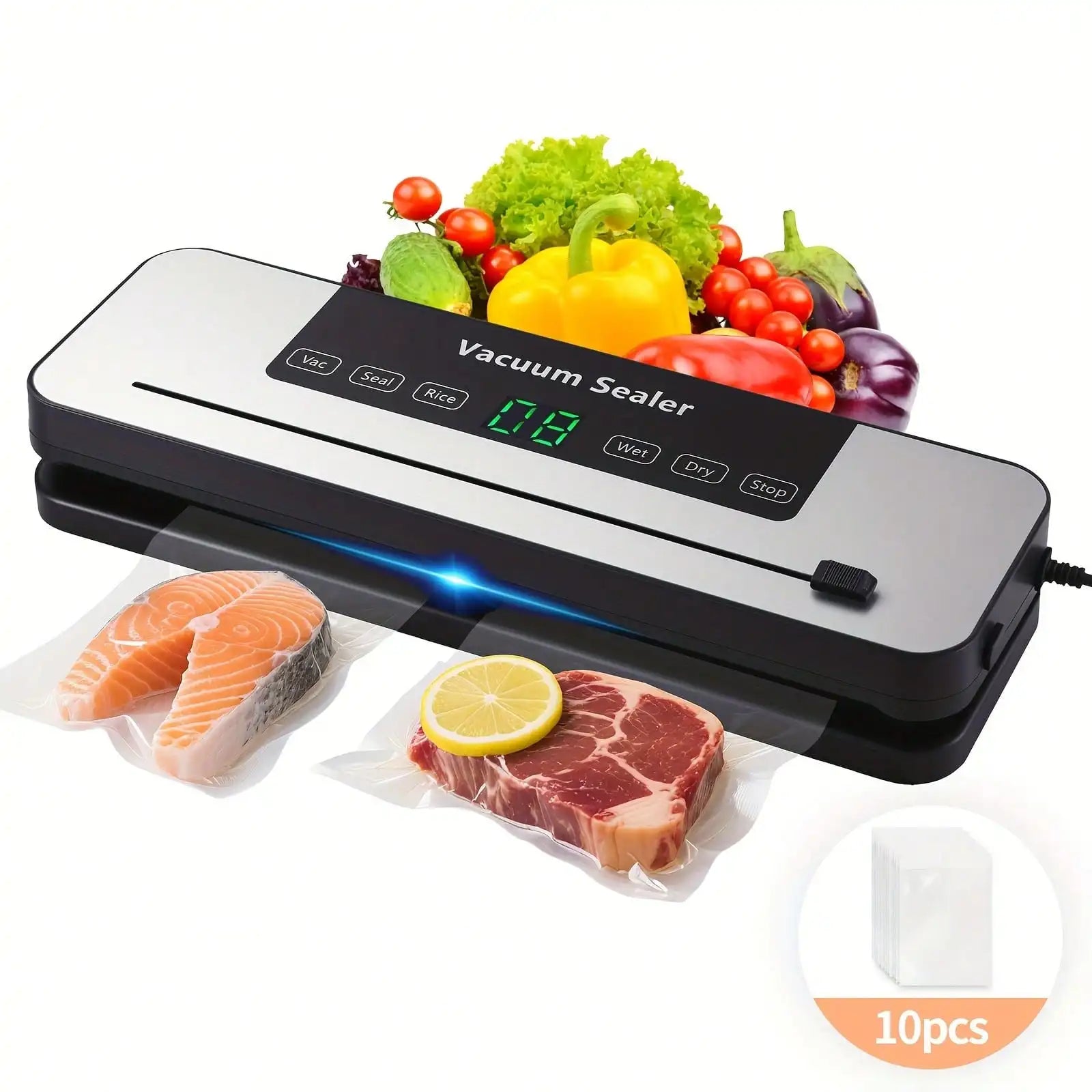 Easy-Use Vacuum Sealer Machine 2Modes