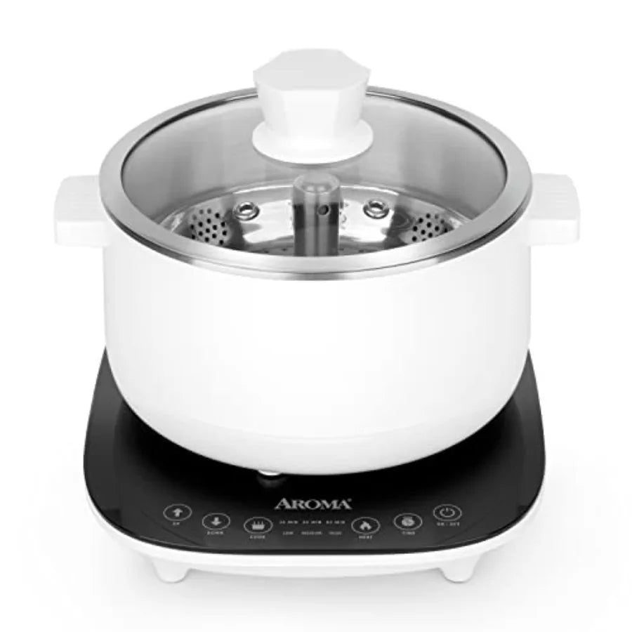 2.5-Liter Smart Electric Hot Pot Rapid Boil Steamer