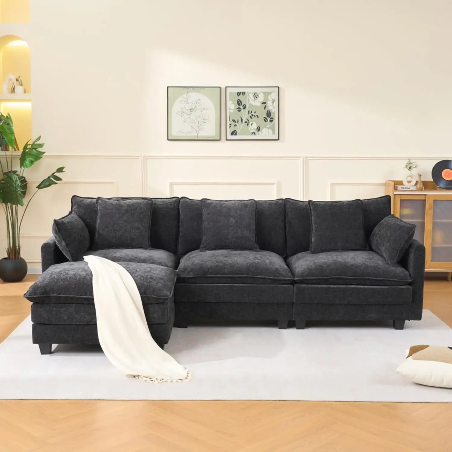 3 Seat Modular Sectional Sofa