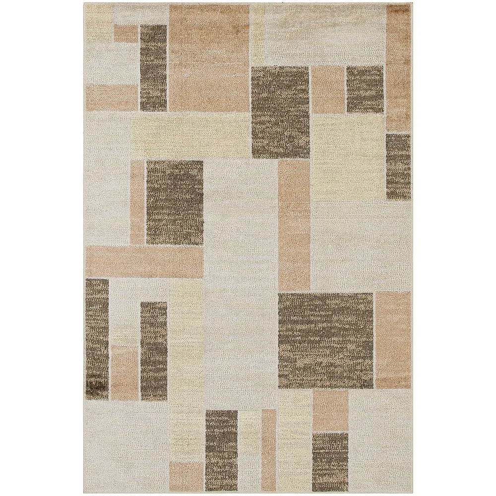 Machine Washable Geometric Low Pile
