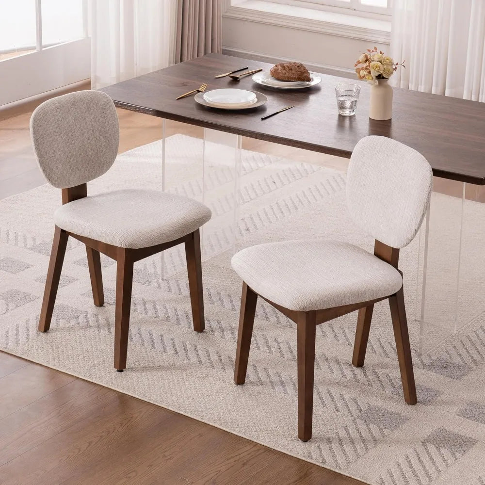 2 MCM Upholstered wood