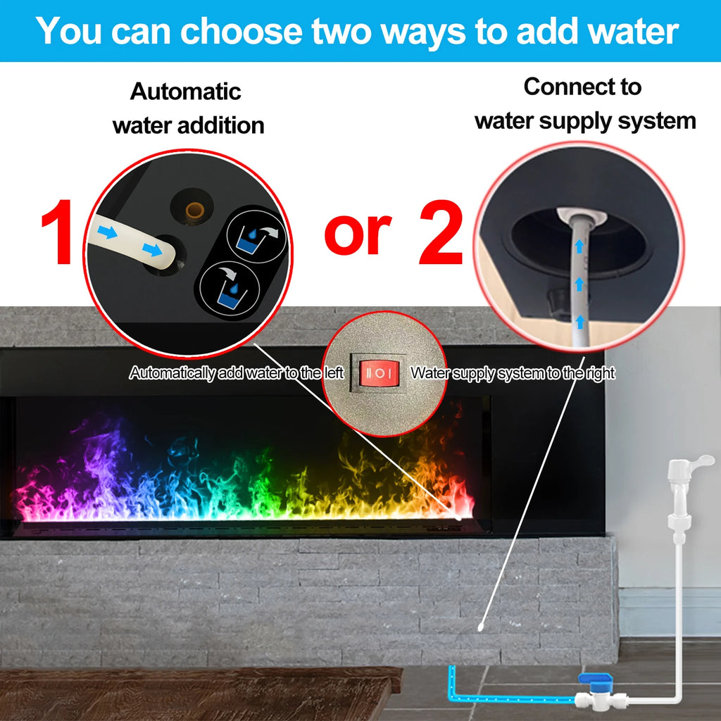 water replenishment atomization fireplace