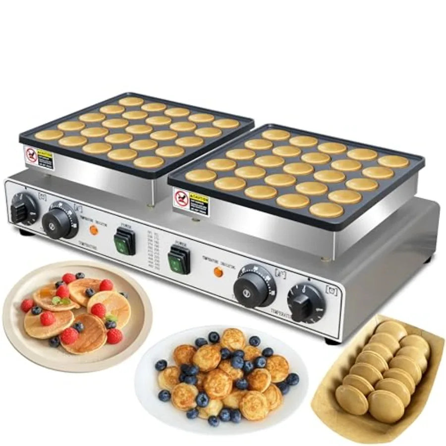 50PCS Commercial Mini Pancakes Maker Machine 110V