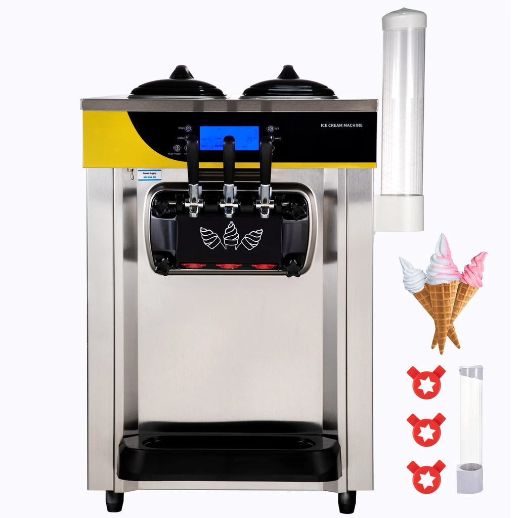Commercial 22-30 L/H Soft Ice Cream Machine
