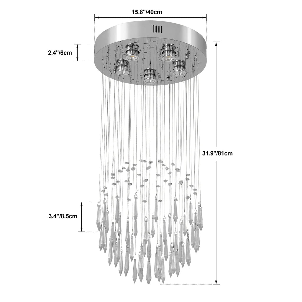 Luxury Crystal Lusteur Chandelier