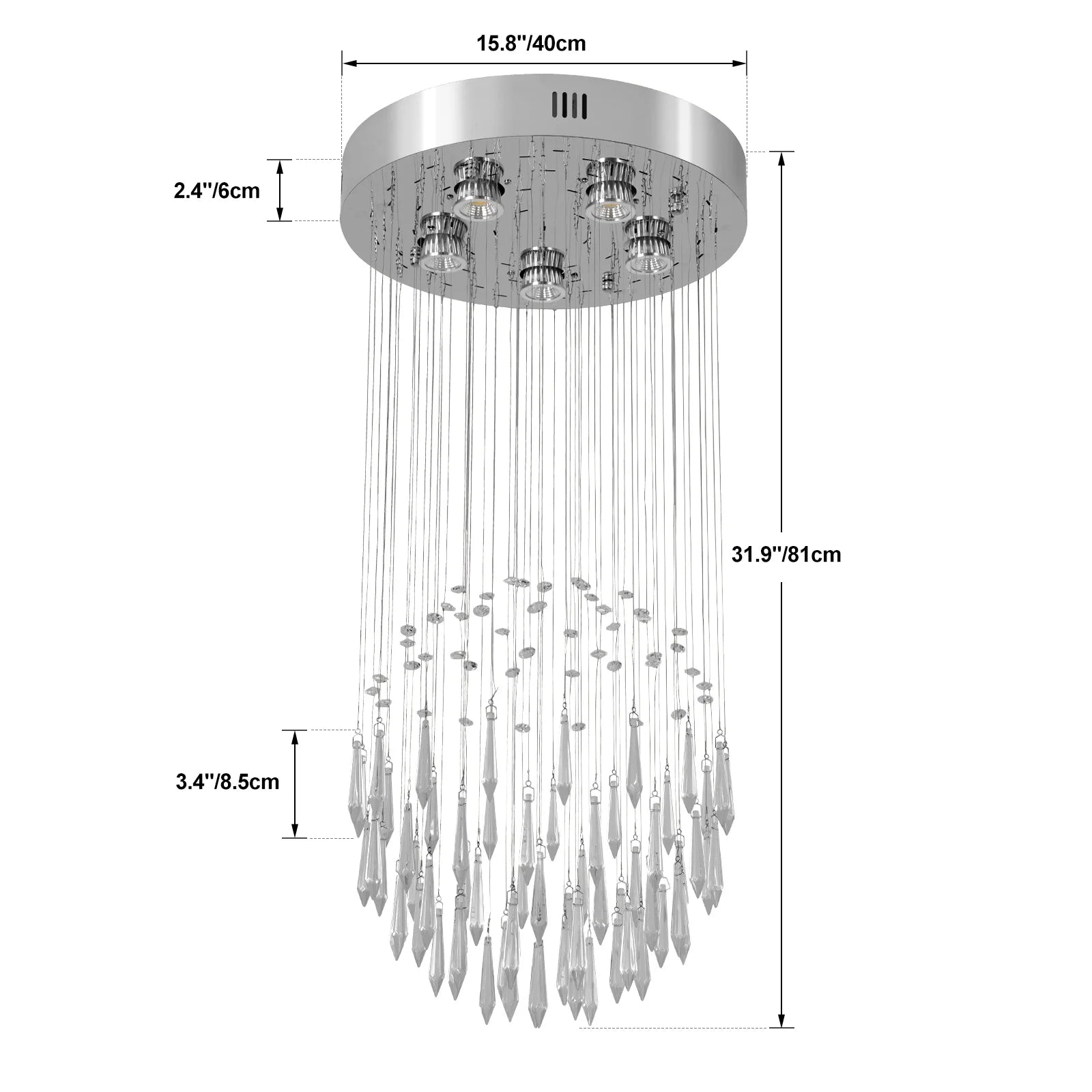 Luxury Crystal Lusteur Chandelier