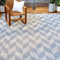 7'9"x10'9" Herringbone Indoor/Outdoor