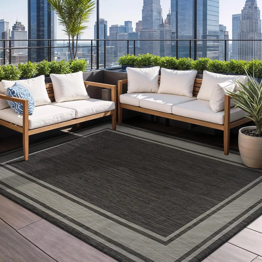 9x12   Outdoor Modern Bordered