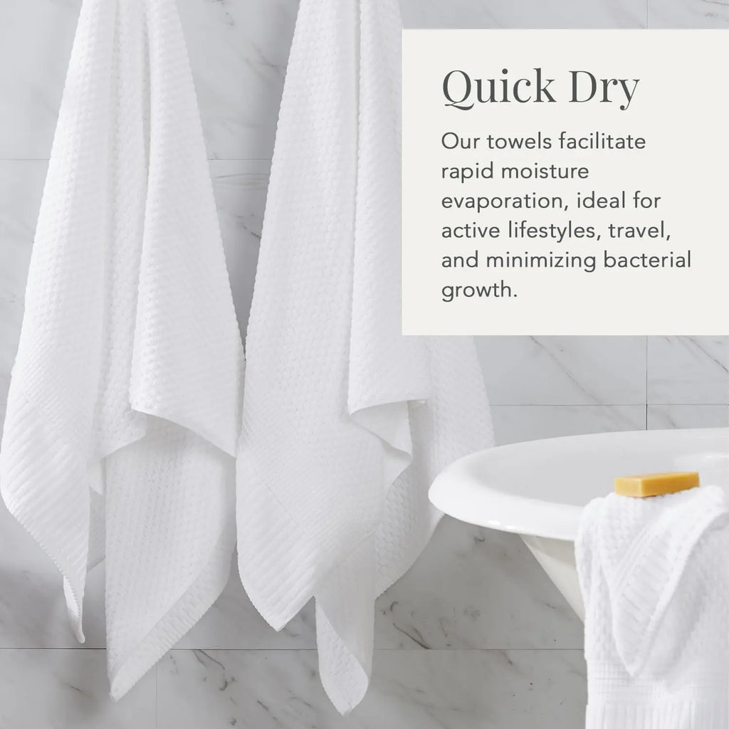 100% Cotton Bath Towel Set of 4- 30"x52"