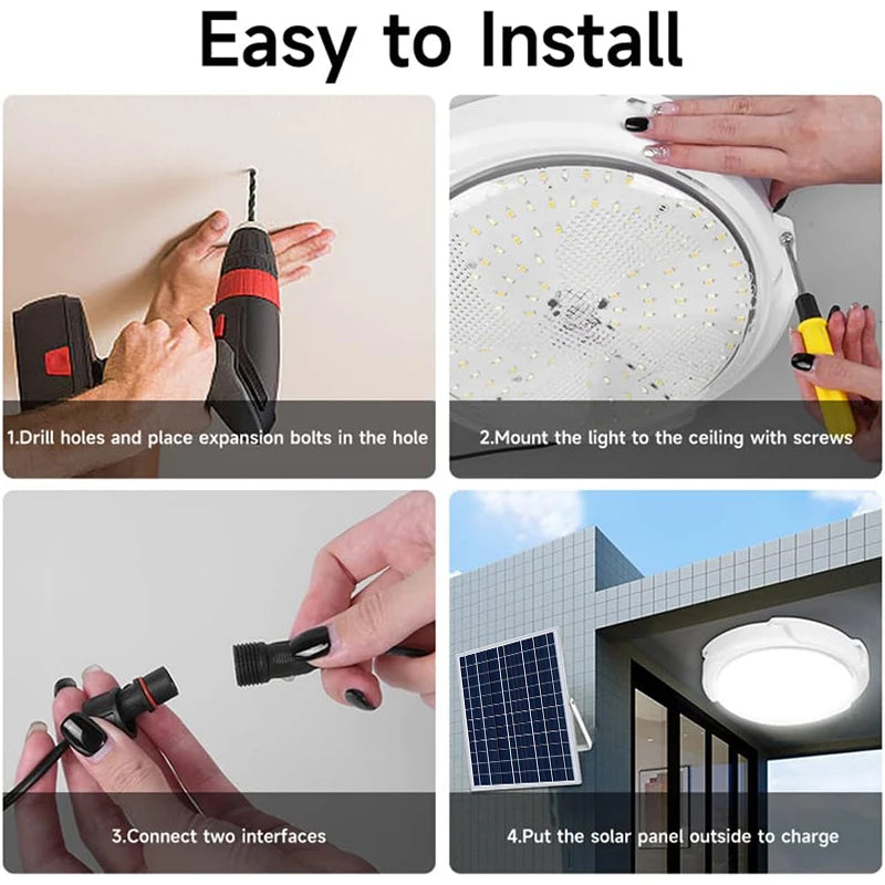 Waterproof Double-headed LED Solar Light