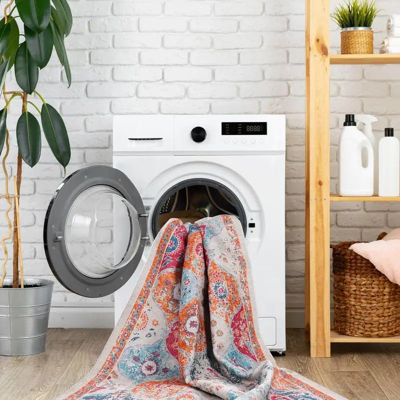 2x3 Washable Pastel Multi Kid & Pet Friendly