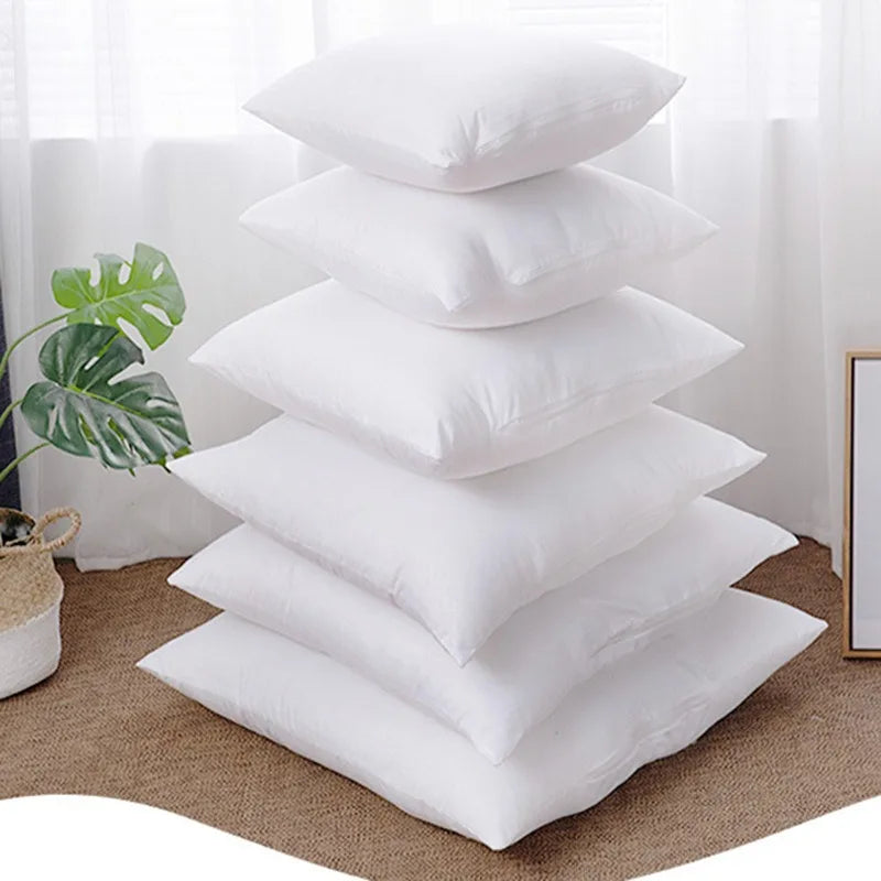 cotton-core square polyester neck pillow