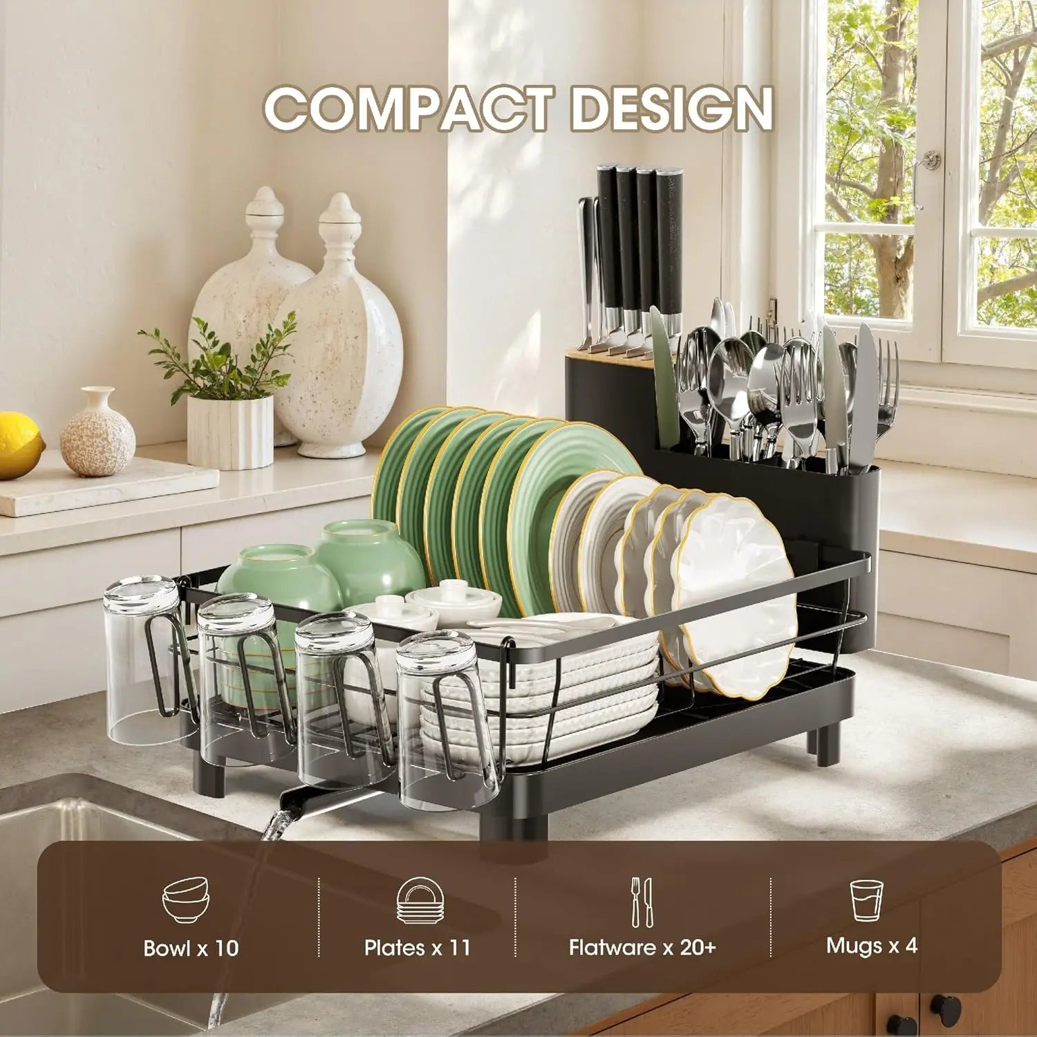 Dish Rack Stainless Steel