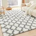 8x10 Geometric Plush Ultra Soft Shaggy
