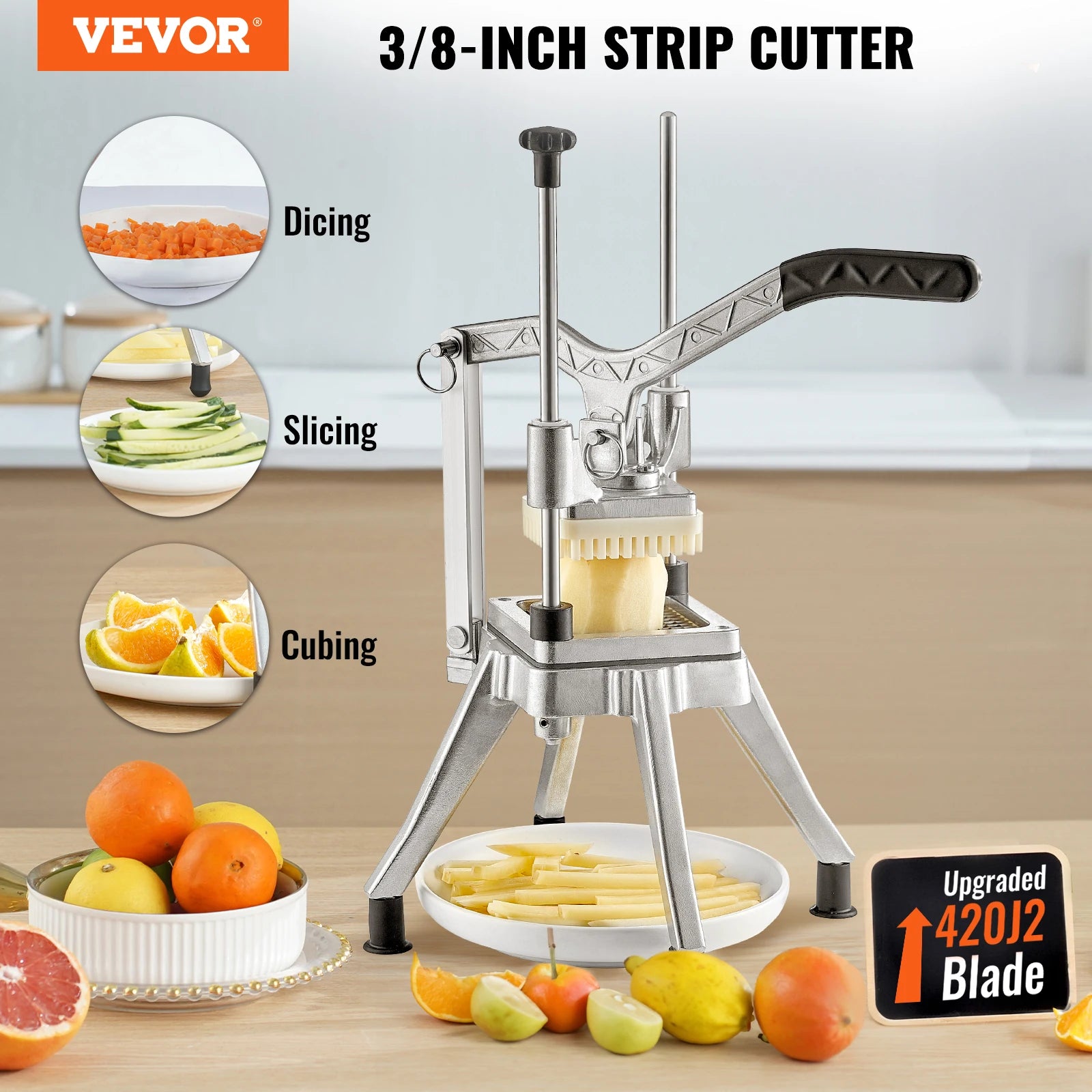 Commercial Vegetable Fruit Dicer Heavy-Duty