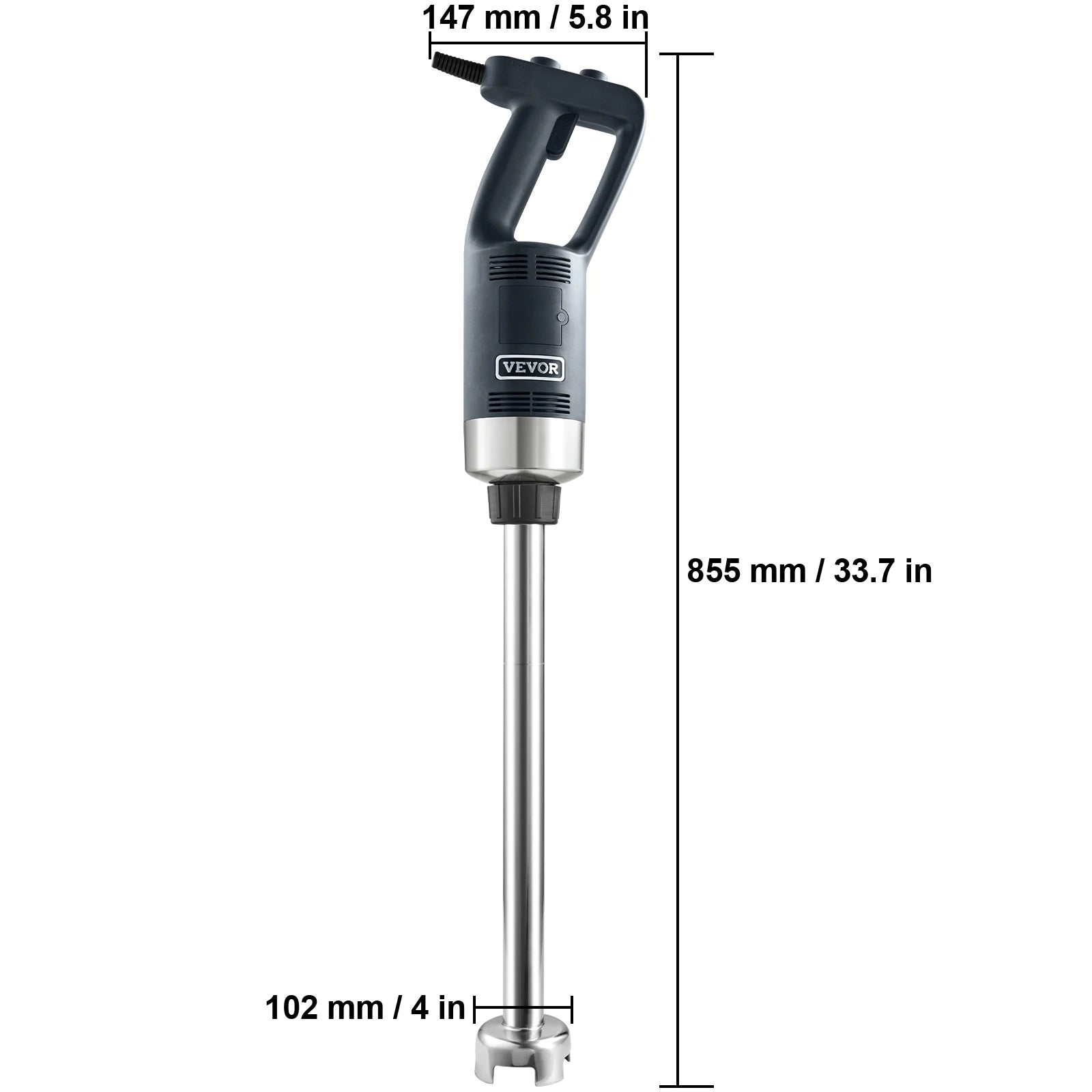 Commercial Immersion Blender 500 Watt Heavy Duty