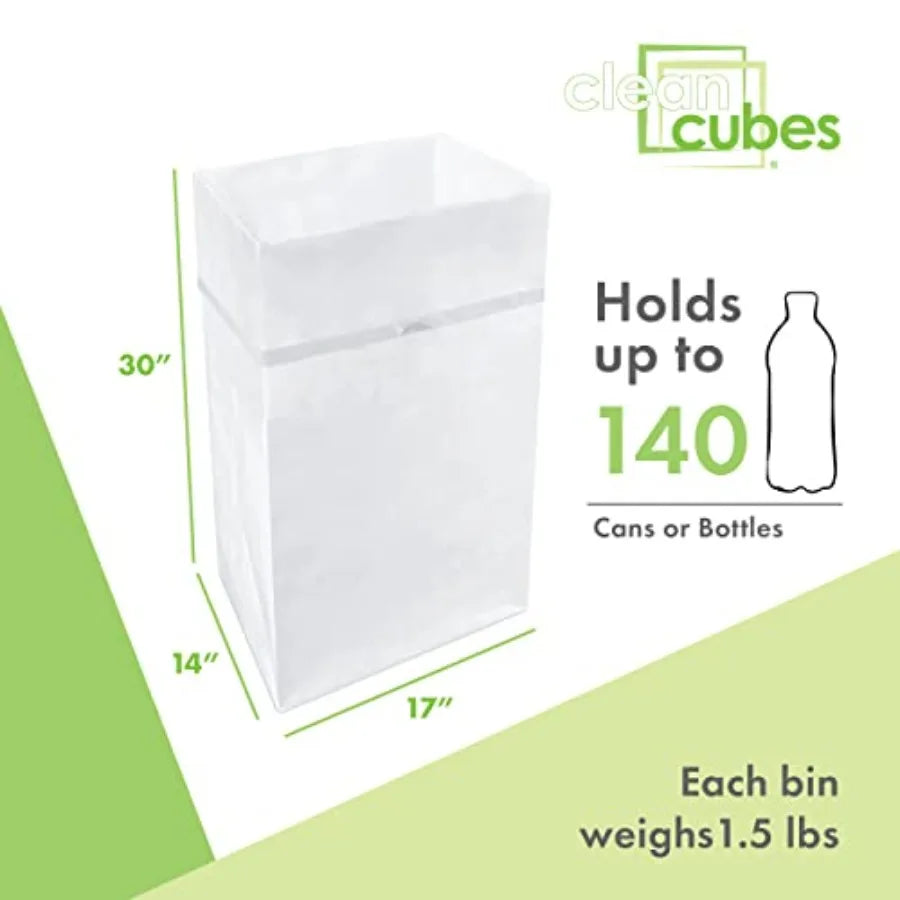 30 Gallon Disposable Trash Cans 3-Pack