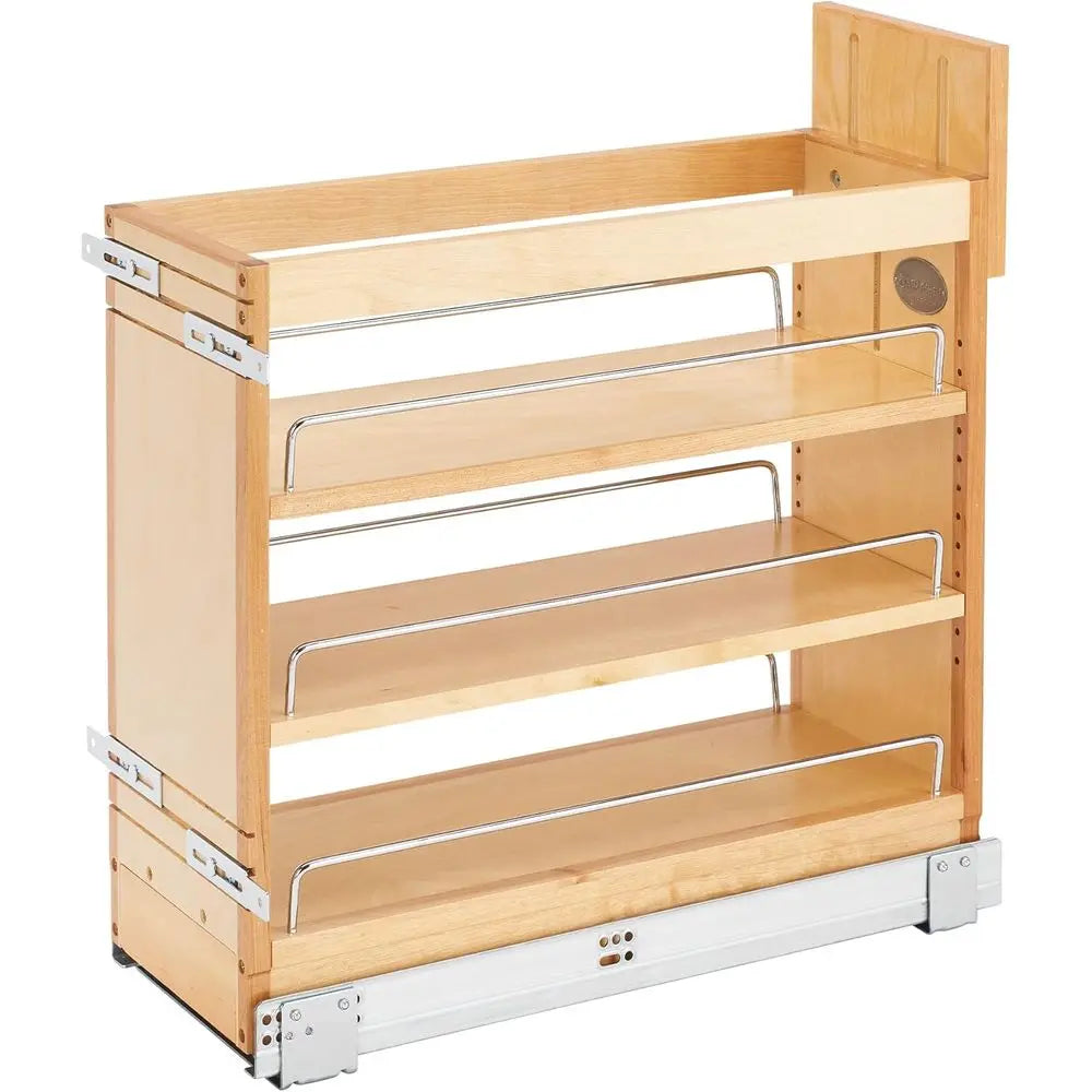 8 Pullout Wood Storage Organizer