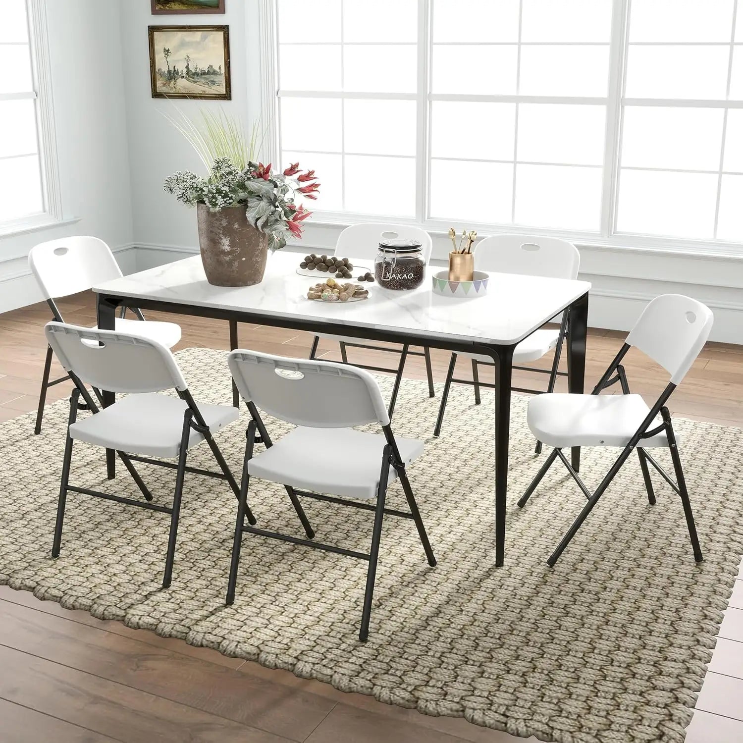 8 Heavy Duty Folding Chair, 800#, Indoor/Outdoor