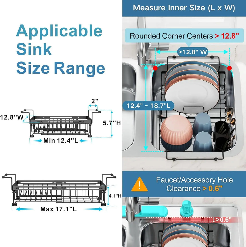 Expandable Dish Rack Heavy Duty