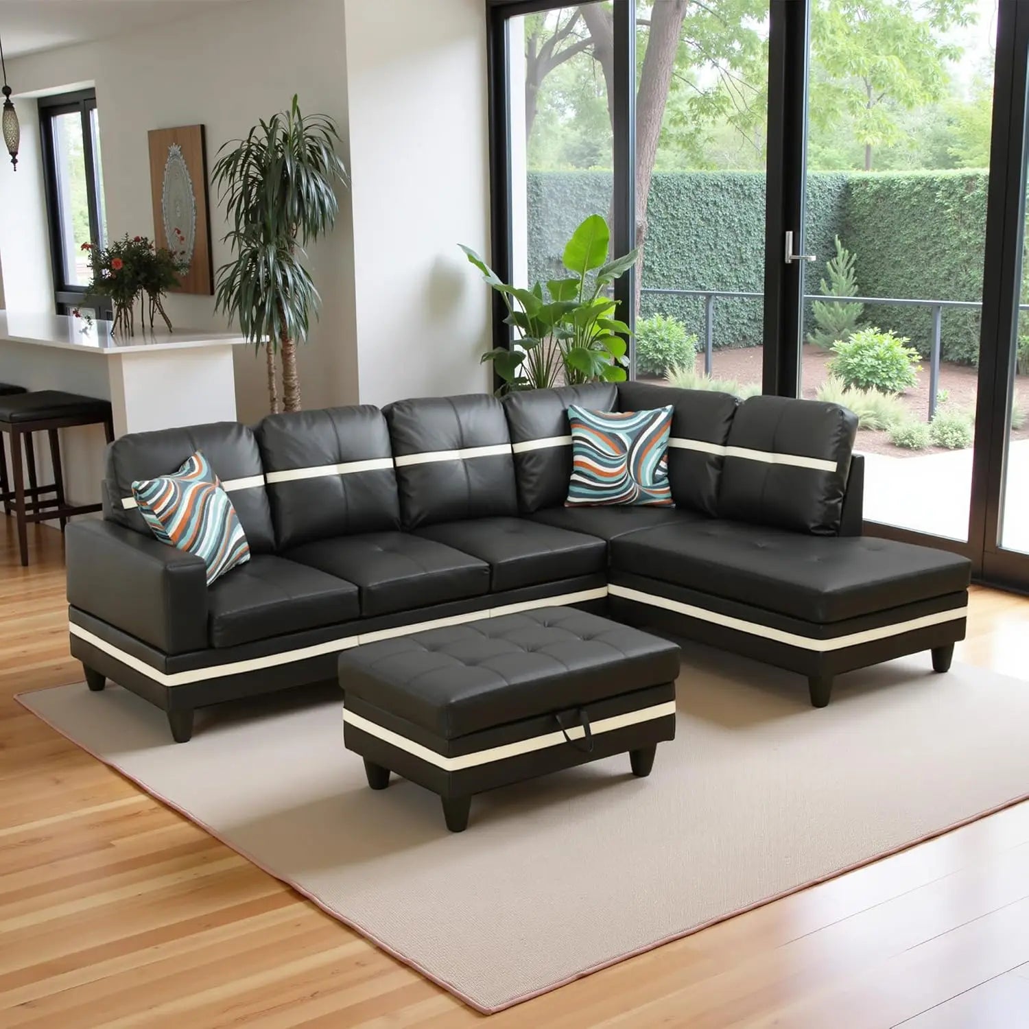 103.5" Oversized Sectional Couch L-Shaped