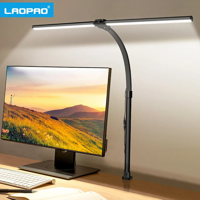Double Head LED desk Lamp