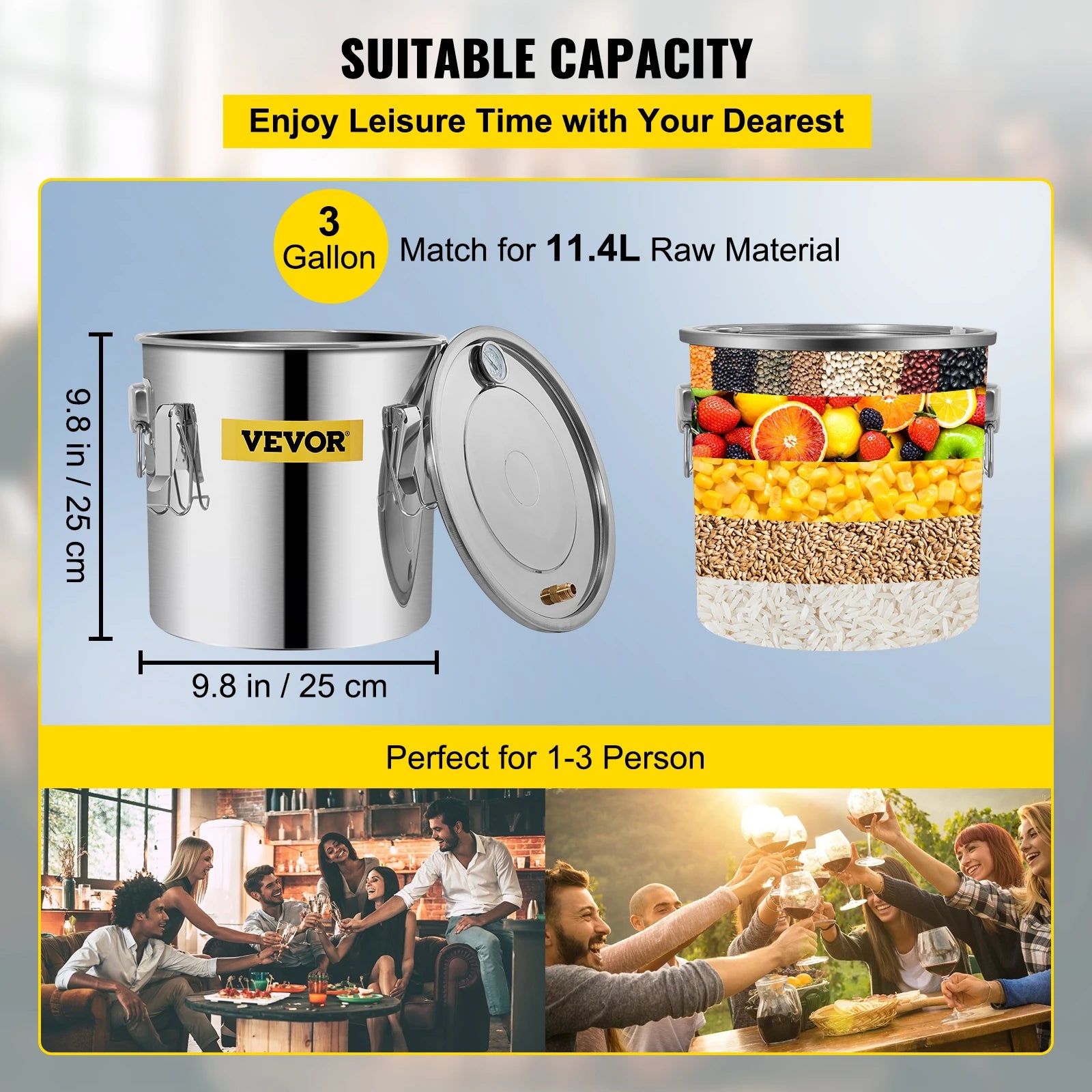 12L 20L 30L 50L Alcohol Brewing Distiller