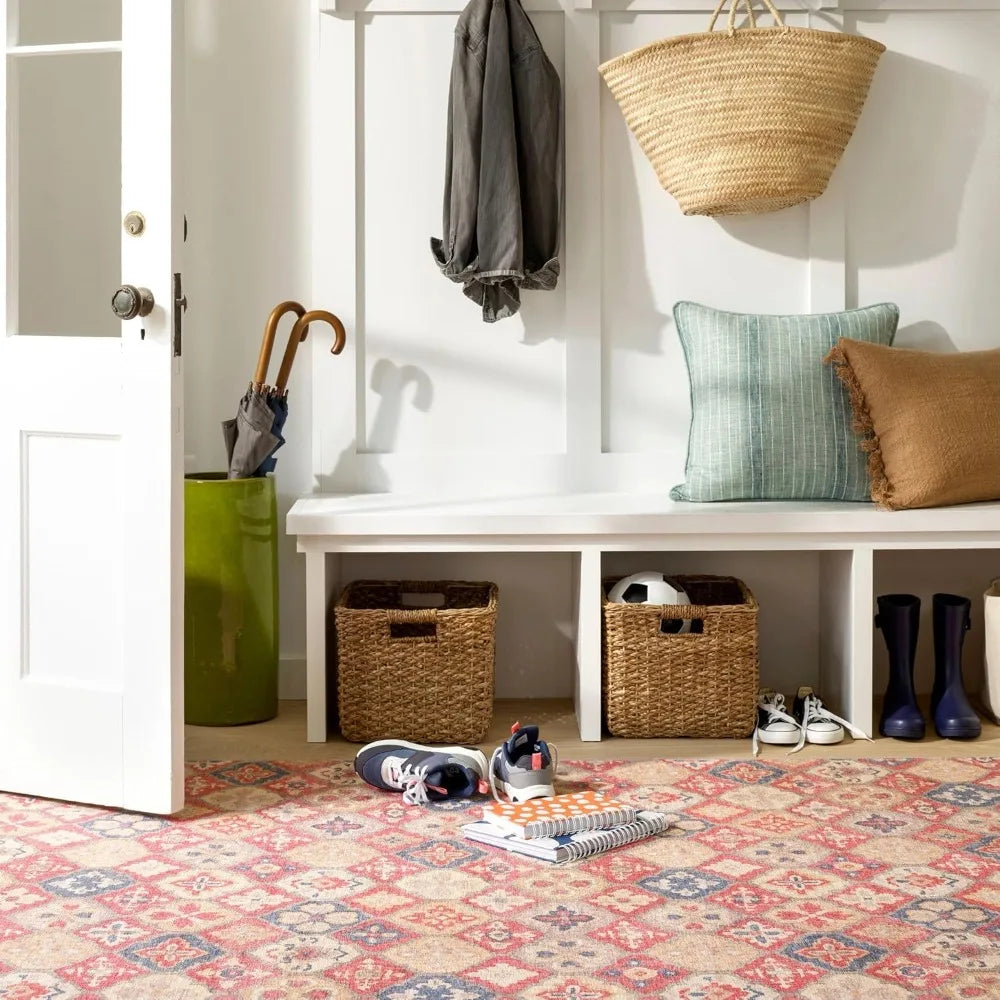 3x5 Multicolor Geometric Washable