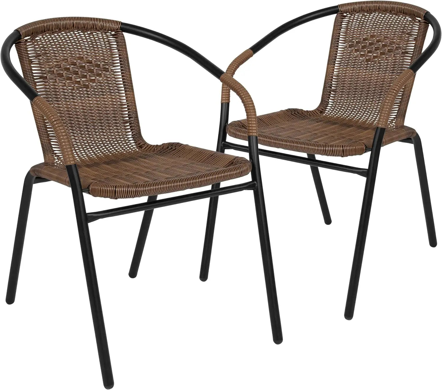 Rattan Stackable Dining Chairs