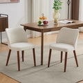 2 Mid Century Modern Dining Upholstered