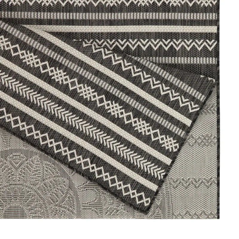 5'3"x7'3" Sunshine Anthracite Indoor/Outdoor