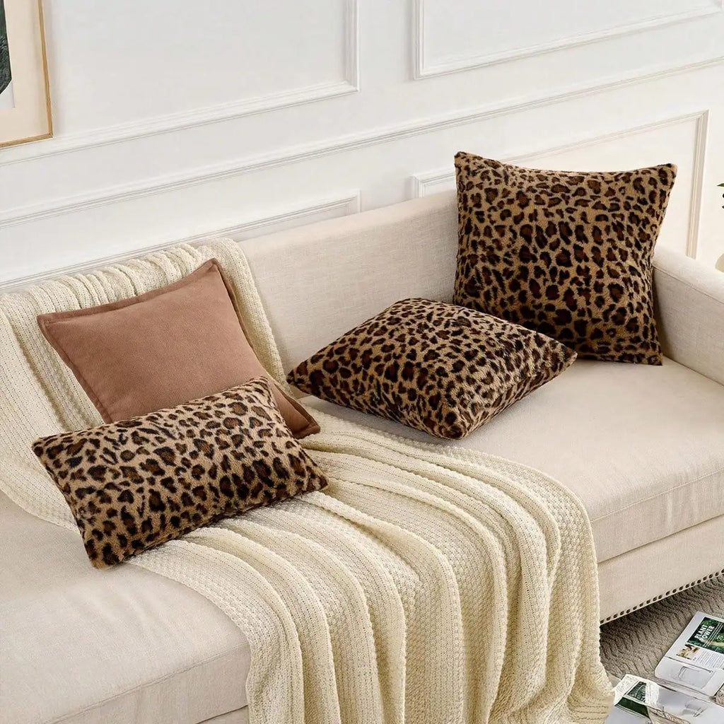 1/2 Cheetah Pillow Cover