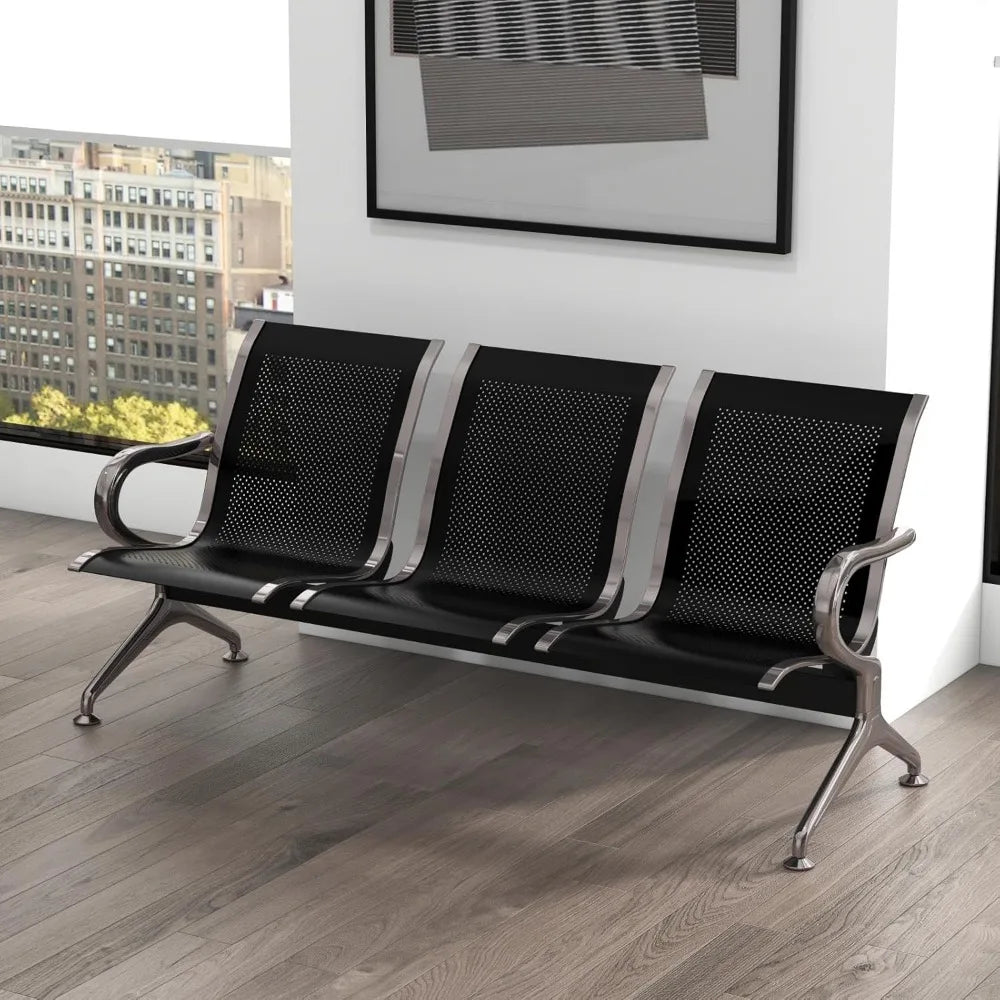 3-Seat Office Reception Chairs
