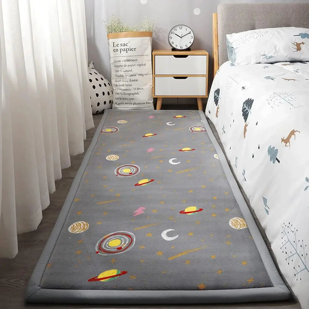 6'7"x7'10" Velvet Memory Foam