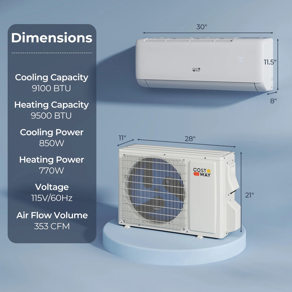 12000BTU Wifi AC 22 SEER2115V Inverter Air Conditioner