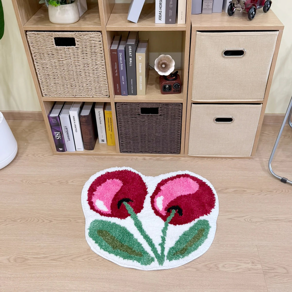 Double Cherry Tufted Fluffy Shaggy