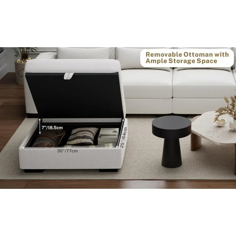 Modular Sectional Convertible L Shaped