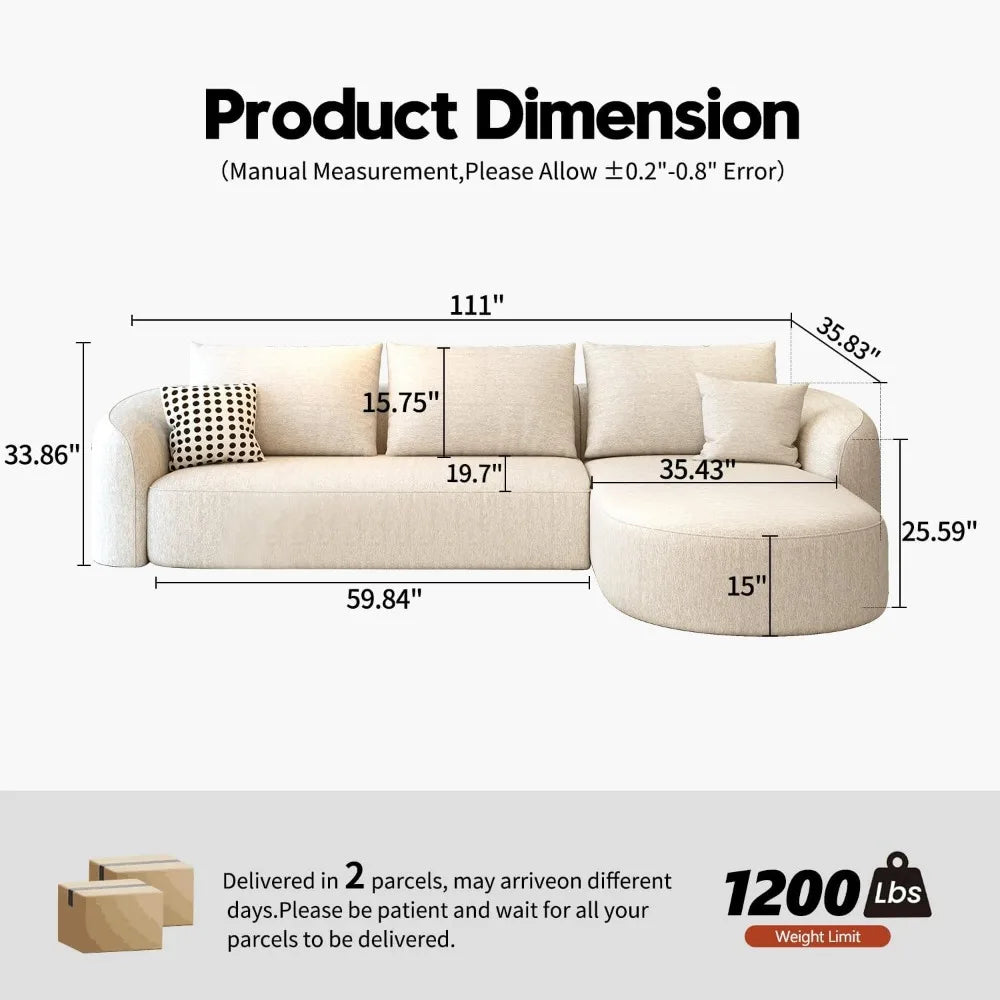 Luxury Sectional Couch Modern