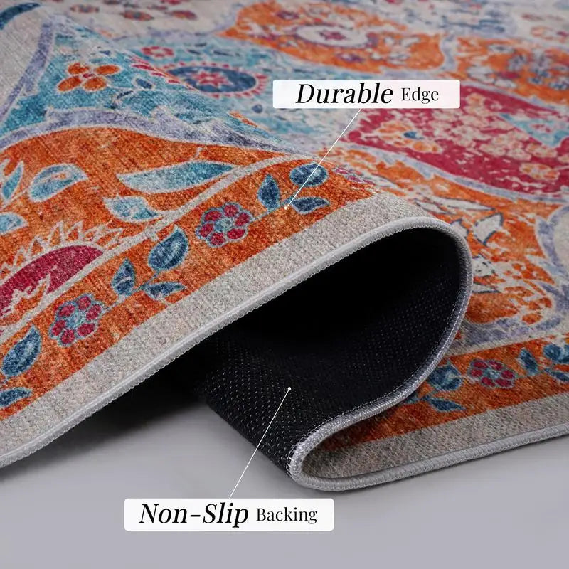 2x3 Washable Pastel Multi Kid & Pet Friendly