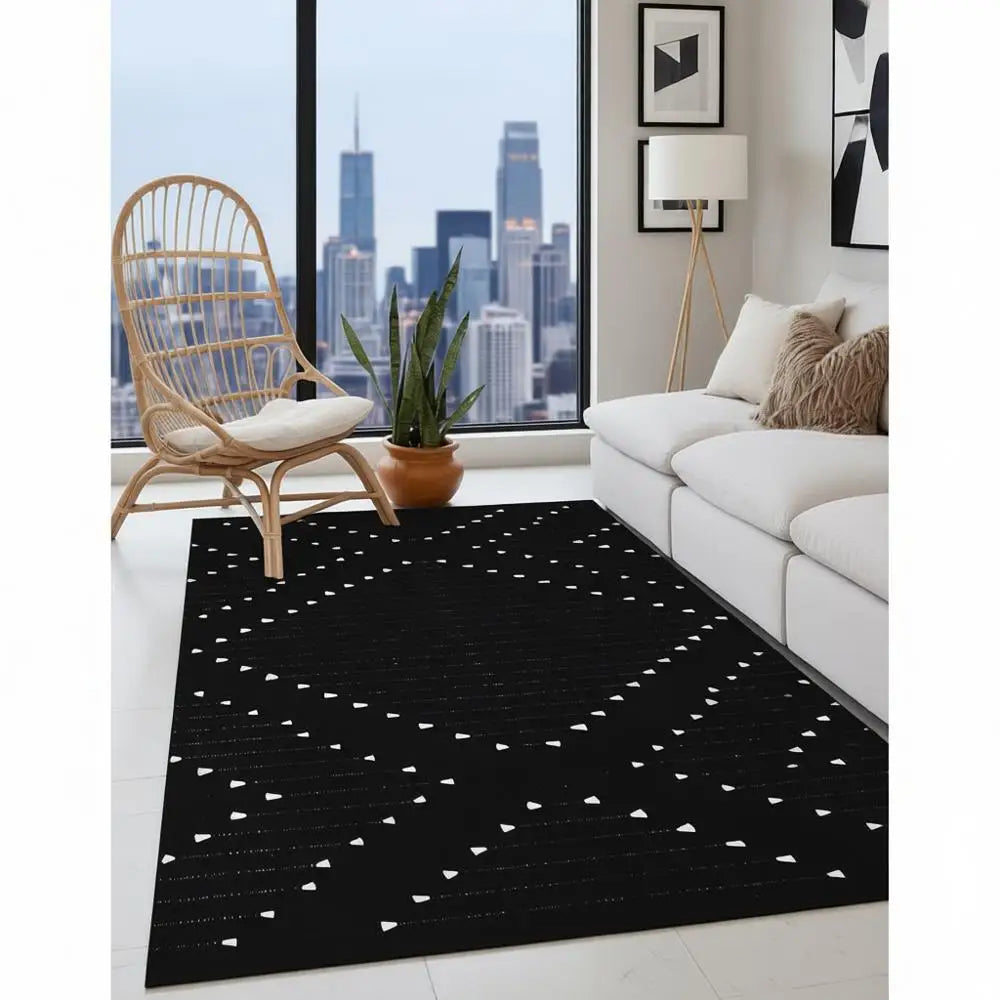 5x8 Moroccan Cotton Rug Washable