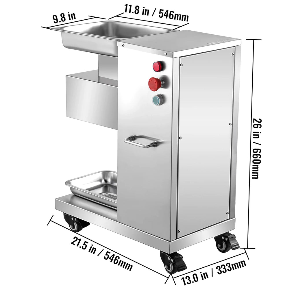 Commercial 500Kg/H Electric Meat Slicer 750W