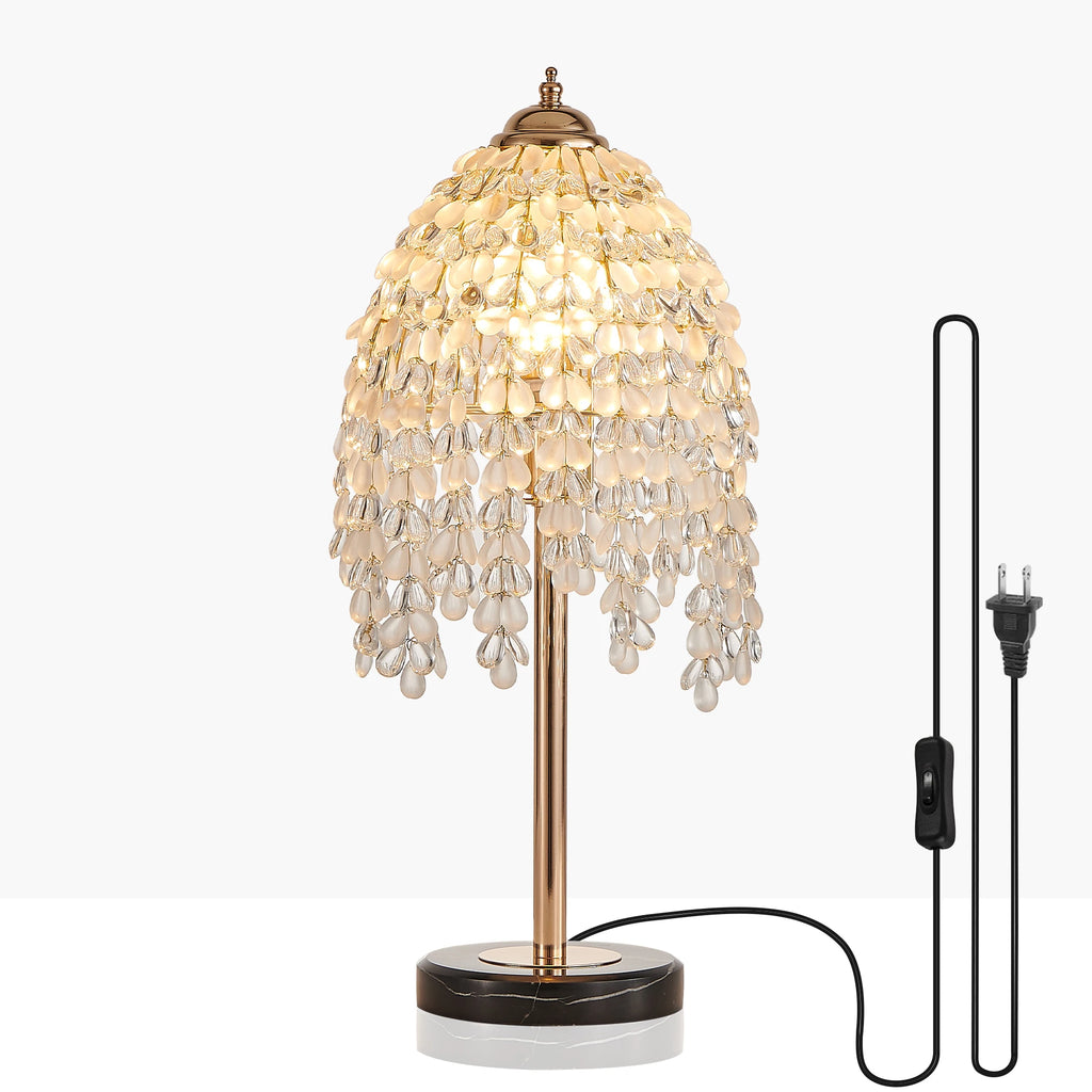 Elegant Vintage Crystal  Lamp