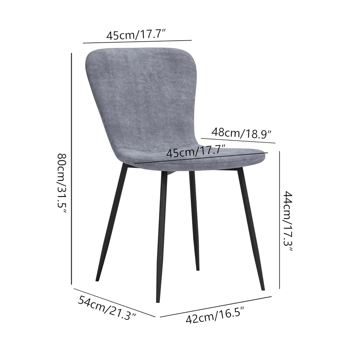 35.5 Round Tempered Glass 4 Chairs