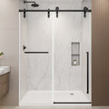 44"-48" W x 76" H Frameless Sliding