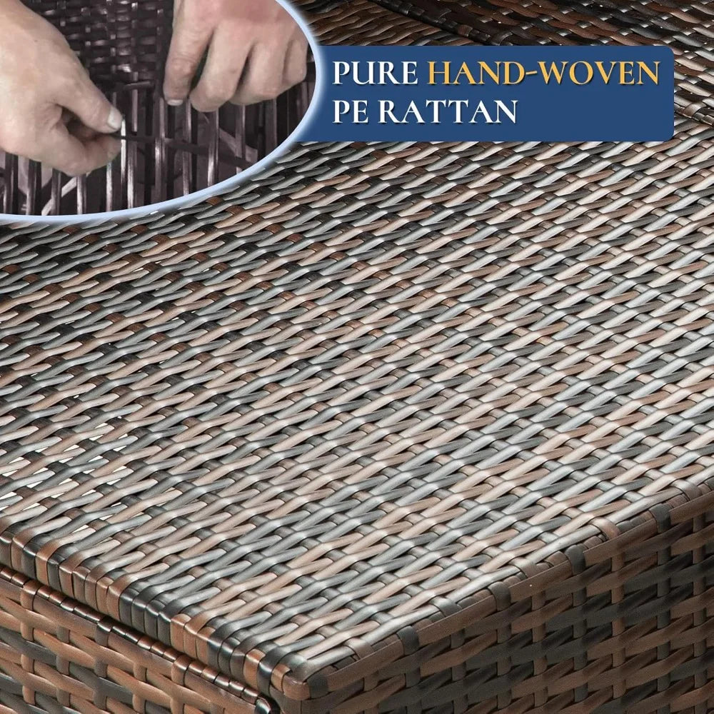 7-Piece Wicker Patio Set