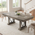 71" Wooden w/2 Drawers Rectangular for 6-8